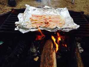 Bacon on the Fire